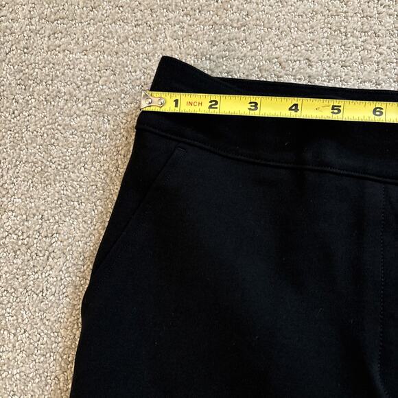 Spanx The Perfect Pant Crop Flare Women’s Sz L Black Stretch Shaping 26” In - Picture 4 of 9